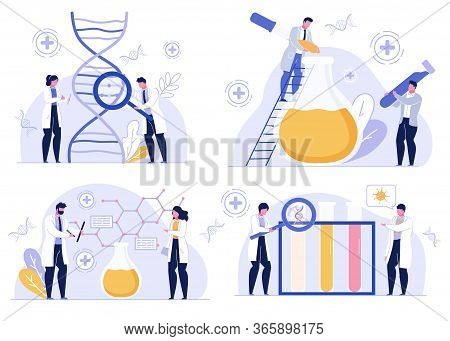 Pharmaceutical Industry. Scientist Laboratory. Genetic Analysis, Dna Test. Medication, Vaccine, Drug