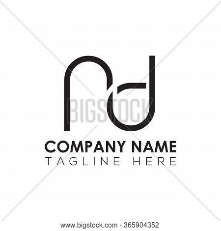 Initial Letter Nd Logo Design Vector Template. Creative Abstract Nd Letter Logo Design