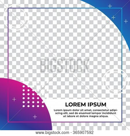 Editable Social Media Post Template. Colorful Flyer Design. Elegant Sale And Promotional Web Banner.