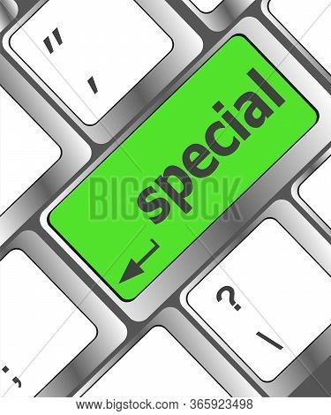 Special Button On Laptop Or Computer Keyboard Keys