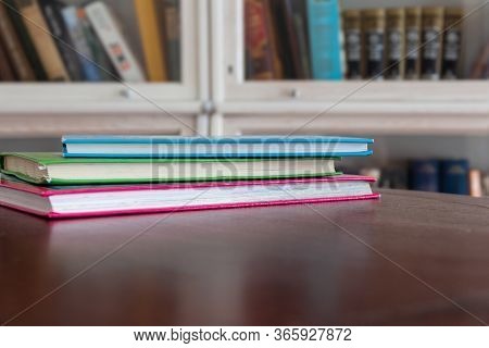 Book Behind Table Books On Table Home Image & Photo (Free Trial) | Bigstock