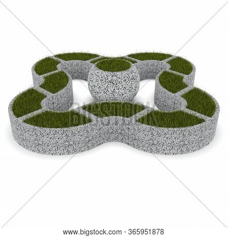 3d Image Complect Of Euro2 Bench And Carolina Urn