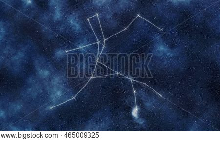 Centaurus Star Constellation, Night Sky, Constellation Lines