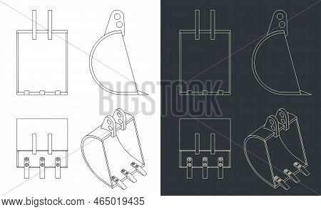 Excavator Bucket Drawings