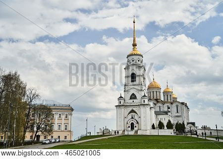 Vladimir, Russia - 20.07.2022: Assumption Cathedral In Vladimir, Russia
