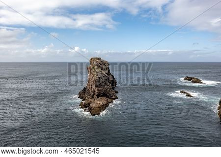Sea Stacks At Port Challa On Tory Island, County Donegal, Ireland