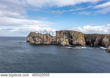 The Cliffs And Sea Stacks An Tor Mor And The Wishing Stone At Port Challa On Tory Island, County Don