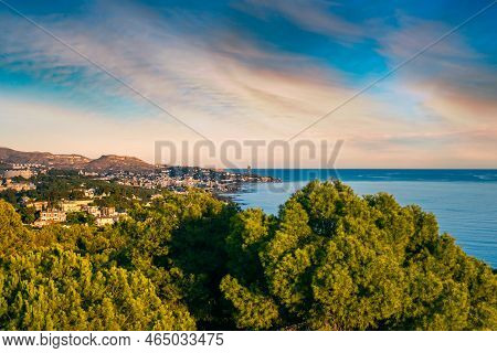 Panoramic View Of Málaga Beaches, 