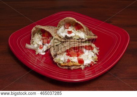 Authentic And Traditional Mexican Dish Known As Gorditas