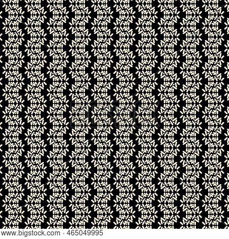 Black And White Geometric Linear Lace Ribbon Fashion Trend Fabric Abstract Popular Bicolor Geometric
