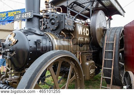 Tarrant Hinton.dorset.united Kingdom.august 25th 2022.a 1914 Aveling And Porter Road Locomotive Call