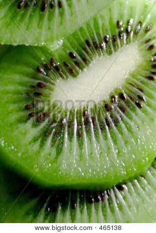 Fruta Kiwi fatiado