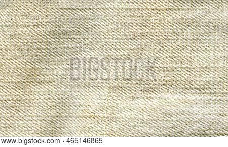 Jeans Fabric Texture. High Quality Stock Photo. The Connection Of The Fibers Of The Fabric.