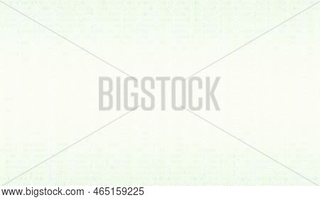 Green, Yellow Zigzag Watermark Pattern. Line Art Guilloche Design. Vector Abstract Striped Backgroun