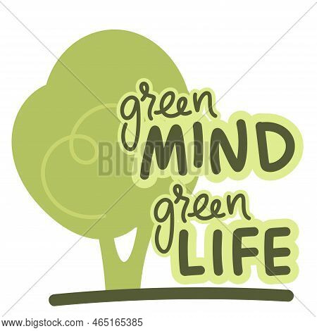 Hand Lettering. Recycle. Do Something Green Today
