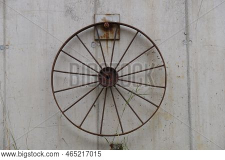 A Wheel, An Early Invention Of Humankind And Important Tool