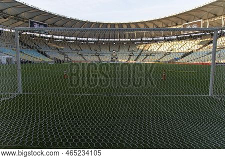 Rio, Brazil - November 09, 2022, Empty Areana Before  Match Between Fluminense Vs Goias By 37th Roun