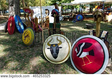 Modena - Italy - November 6, 2020: Mutina Boica 2022. Historical Re-enactment Of The Uses And Custom