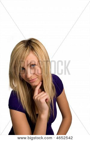 Kameraya bakarak güzel manken