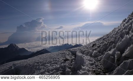 Andes Mountain Peak Bolivia Huayana Potosy Summit