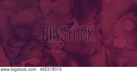 Color Wine Splash. Watercolour Winery Texture. Modern Burgundy Banner. Dark Maroon Texture. Red Wine