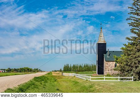 Frankslake Lutheran Church, Built Out Of Fieldstone, Near Frankslake, Sk