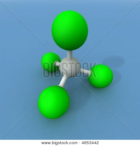 Molekula szén-tetraklorid