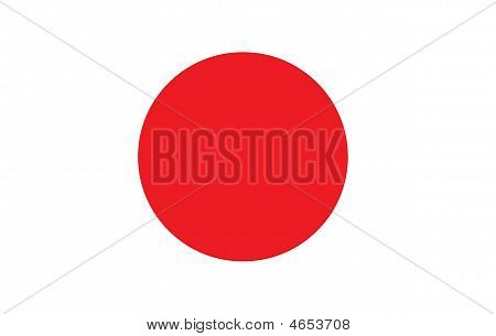 Japanischer Flagge