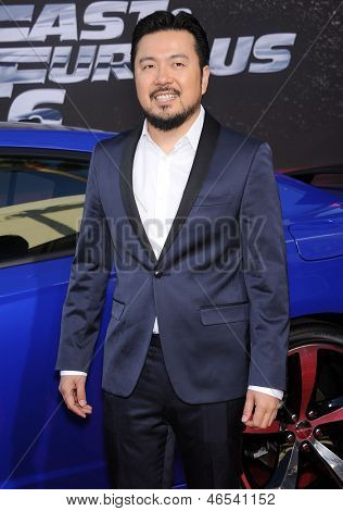 LOS ANGELES - május 21-én: Justin Lin érkezik, hogy a 