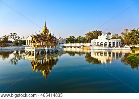 Ayutthaya, Thailand - December 24, 2009: Bang Pa-in Aisawan At The Royal Summer Palace Near Bangkok,