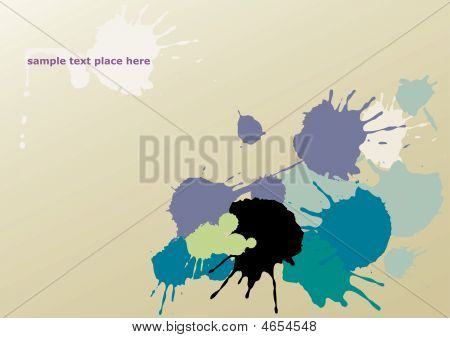 Vector achtergrond met Splashes.eps