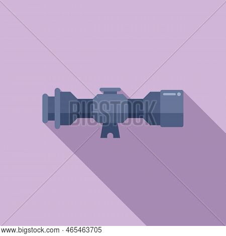 Crosshair Scope Icon Flat Vector. Rifle Sight. Cross Texture