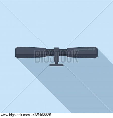 Military Sight Icon Flat Vector. Target Cross. Sniper Weapon