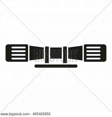 Cross Telescopic Icon Simple Vector. Circle Sight. Sniper Rifle