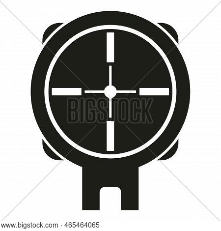 Sniper Cross Icon Simple Vector. Target Eye. Military Weapon