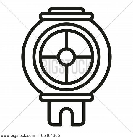 Sight Icon Outline Vector. Rifle Scope. Target Scope