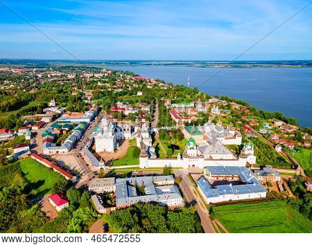 Rostov Kremlin And Lake Nero Aerial Panoramic View In Rostov Veliky Or Rostov The Great In Yaroslavl