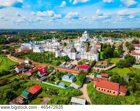 Rostov Kremlin Aerial Panoramic View In Rostov Veliky Or Rostov The Great In Yaroslavl Oblast, Russi