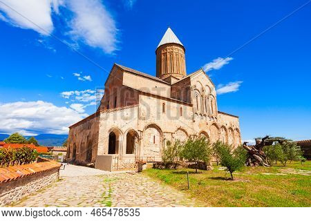 Alaverdi Monastery Complex In Kakheti. Kakheti Is A Region In Eastern Georgia With Telavi As Its Cap