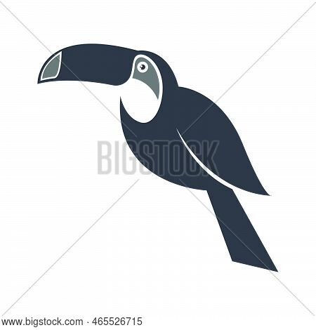 Toco Toucan Logo Icon Design Illustration