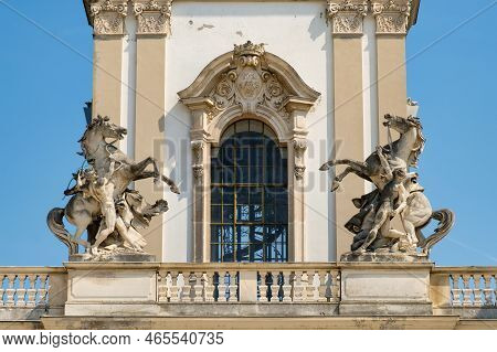 Horse Tamers On The Bell Tower Of The Festetics Palace - Keszthely, Hungary