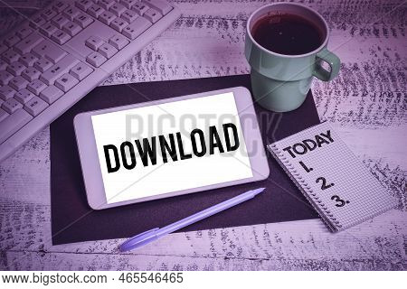 Conceptual Caption Download. Word Written On Act Or Instance Of Transferring Something To Another Lo