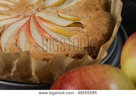 Домашнее Vegan яблочный пирог