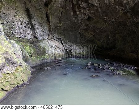 Underground Source Zeleni Vir Or Spring Of Water In The Significant Landscape Green Whirpool - Croat