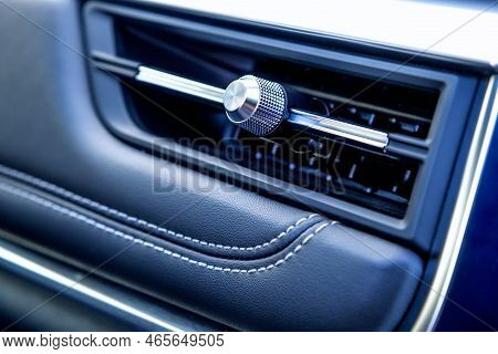 Air Conditioner In A Modern Car Close Up