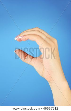 Sormi oikeinkirjoitus aakkoset American Sign Language (ASL). Kirjain C