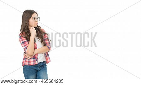 Funny Teen Girl Holding Props In Studio. Photo Of Teen Girl With Party Props. Teen Girl