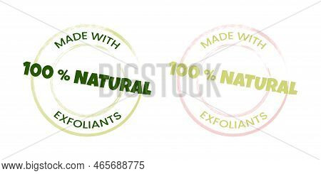 Eco, Bio, Organic And Natural Products Sticker, Label, Badge And Logo. Ecology Icon. Logo Template W