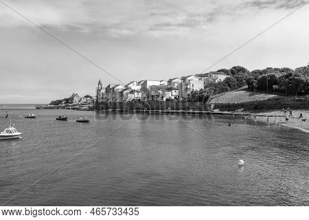 View From Swanage Pier Of Peveril Point Along The South West Coastpath
