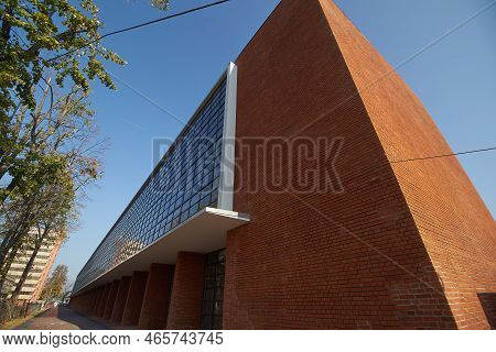 Bucharest, Romania - November 09, 2022: The Newly Renovated Laminor Hall, Historical Monument, Built
